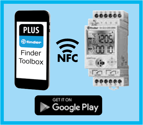 Finder SMARTimer Multifunction DIN Rail Timer