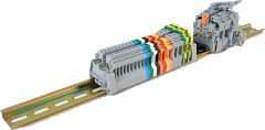 DIN rail terminals